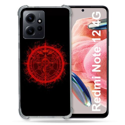 Coque Renforcée Pour Xiaomi Redmi Note 12 4g Manga Fullmetal Alchemist Logo