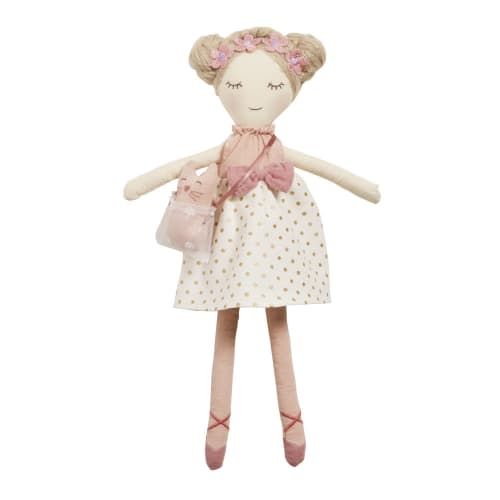 Doudou Peluche Poupee Suzie Maisons Du Monde Jouet Deco Enfant Petite Fille Chiffon Tissu Ballerine Besace Sac Doudou Chat