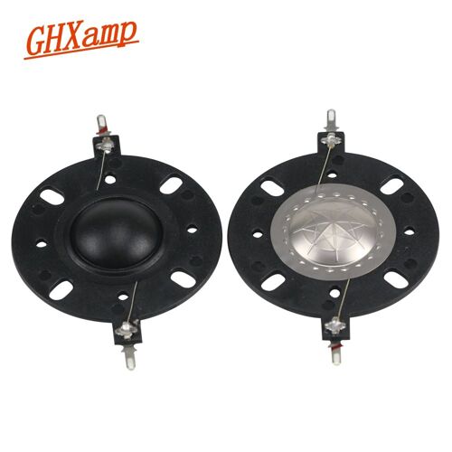 Double pièces de réparation, 25.4mm, 8ohm, bobine de voix, soie, titane, diaphragme, noyau 25.5, Tweeter, haut-parleur Titanium film Nipseyteko