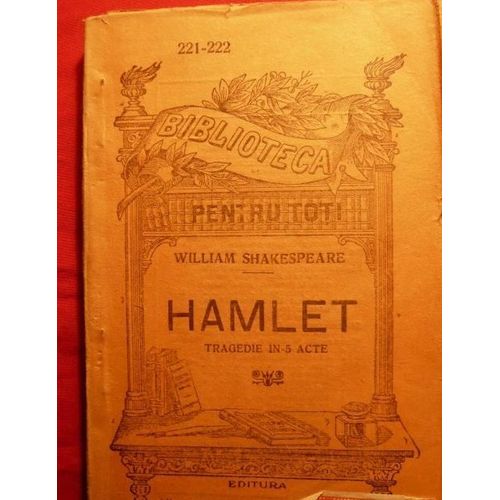 William Shakespeare - Hamlet (Édition Roumaine, 1907)