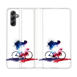 Housse Cuir Portefeuille Pour Samsung Galaxy S24 Plus Sport Cyclisme France
