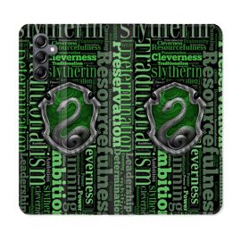 Housse Cuir Portefeuille Pour Samsung Galaxy S24 Plus Harry Potter Serpentar