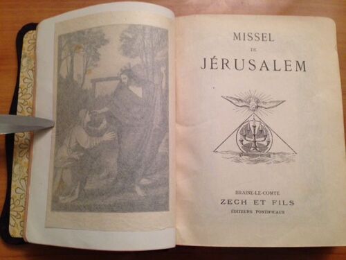 Missel De Jérusalem N°1012 Zech Et Fils 1921