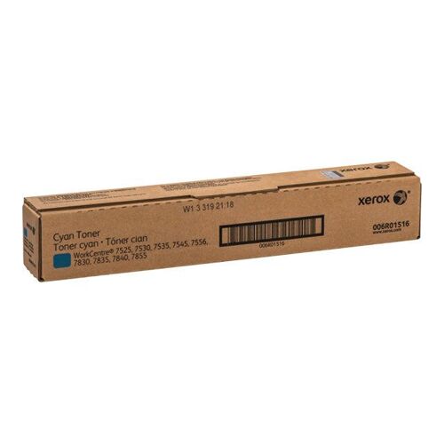 Xerox Série WorkCentre 7500 - Cyan - original - cartouche de toner Sold - pour WorkCentre 7525/7530/7535, 7545/7556, 75XX, 7830/35, 7845/55, 78XX, 79XX, EC7836, EC7856
