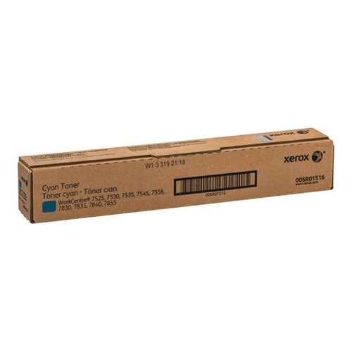 Xerox - Cyan - originale - cartouche de toner - pour WorkCentre 7525/7530/7535, 7545/7556, 75XX, 7830/35, 7845/55, 78XX, 79XX
