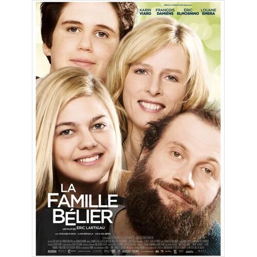 La Famille Bélier -Véritable Affiche De Cinéma Pliée-Format 120x160 Cm- De Eric Lartigau Avec Louane Emera, Karin Viard, François Damiens, Eric Elmosnino, Roxane Duran, Stephan Wojtowicz - 2014