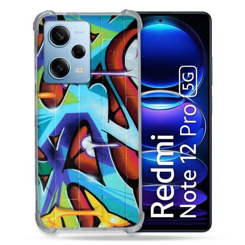 Coque Renforcée Pour Xiaomi Redmi Note 12 Pro 5g Street Art Graf Color