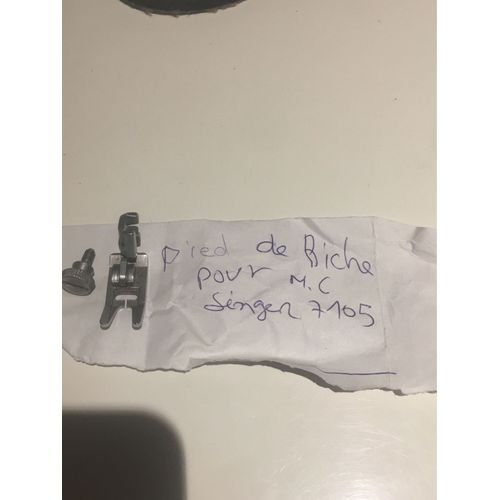 Pied de biche pour machine à coudre singer 7105