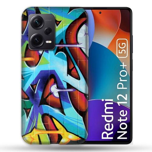 Coque Renforcée Pour Xiaomi Redmi Note 12 Pro Plus 5g Street Art Graf Color