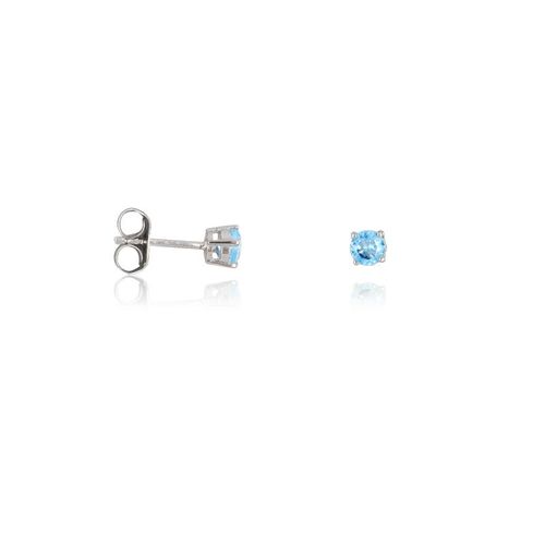 Boucles D'oreilles En Argent 925/1000 Et Zircon