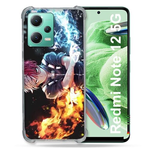 Coque Renforcée Pour Xiaomi Redmi Note 12 5g Manga My Hero Academia Shoto