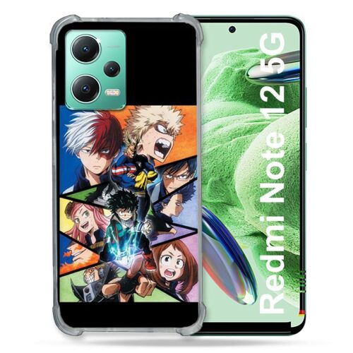 Coque Renforcée Pour Xiaomi Redmi Note 12 5G Manga My Hero Academia Noir