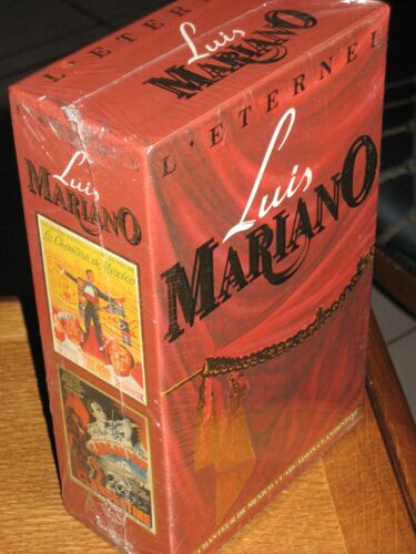 Coffret L'éternel Luis Mariano - 2 Vhs : Le Chanteur De Mexico , Cargaison Clandestine