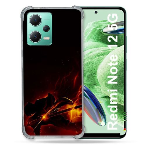 Coque Renforcée Pour Xiaomi Redmi Note 12 5g Manga Demon Slayer Electric