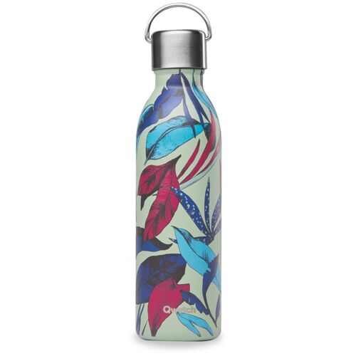 Bouteille Isotherme Qwetch Isotherme Active Bahia Vert Tilleu 600ml