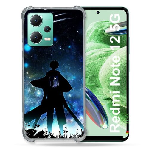 Coque Renforcée Pour Xiaomi Redmi Note 12 5g Manga Attaque Titans Levi