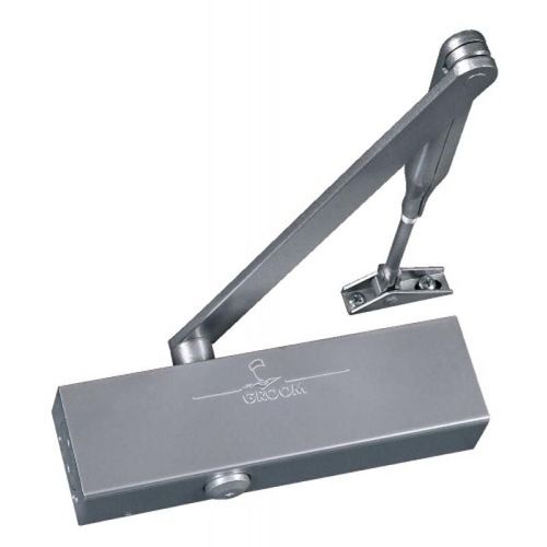 Ferme-porte à bras compas - frein à l'ouverture - noir - GR 200 GROOM