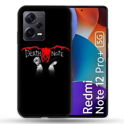 Coque Renforcée Pour Xiaomi Redmi Note 12 Pro Plus 5g Manga Death Note Noir