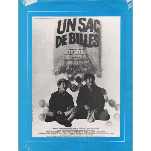 Un Sac De Billes, Synopsis, Réalisé Par Jacques Doillon Avec Richard Constantini, Paul-Eric Shulmann