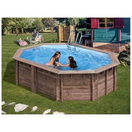 Piscine bois Bambu 5,35 x 3,35 x 1,30 m - Gré