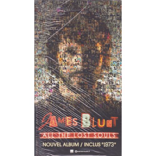 James Blunt All The Lost Souls  Plv Borne D'écoute 14x25 Cm Recto-Verso