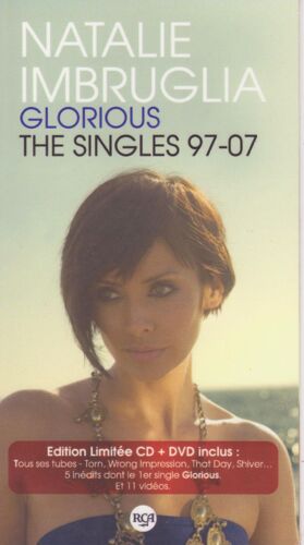 Natalie Imbruglia  Glorious The Singles 97-07  P L V Borne D'écoute 14x25 Cm Recto-Verso 