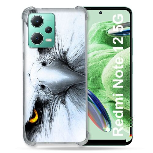 Coque Renforcée Pour Xiaomi Redmi Note 12 5g Animal Aigle Royal Blanc