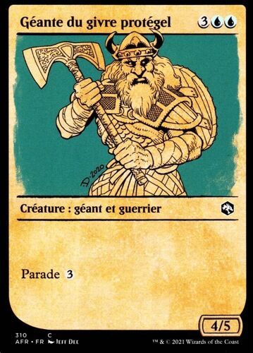 Géante Du Givre Protégel - Mtg - Dungeons & Dragons - Aventures Dans Les Royaumes Oubliés - C - 310 - Visuel Alternatif