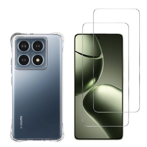 Coque antichoc pour Xiaomi 14T PRO et 2 Verres Trempé Film Protection Ecran Phonillico®