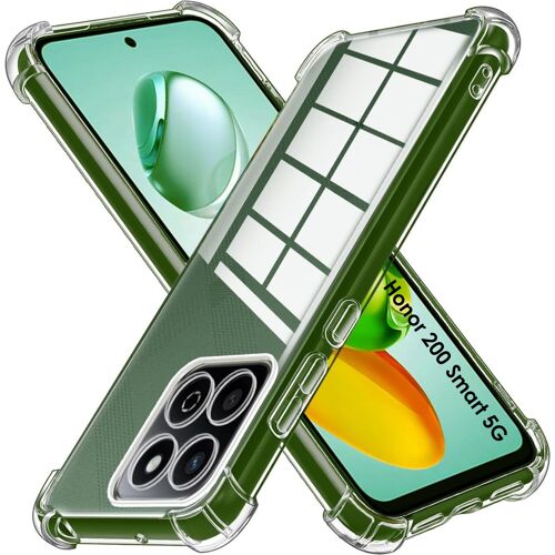 Coque pour Honor 200 Smart 5G - Antichoc Protection Silicone Souple Transparent Phonillico®