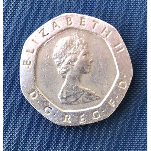 20 Pence 1982, Reine Elizabeth Ii