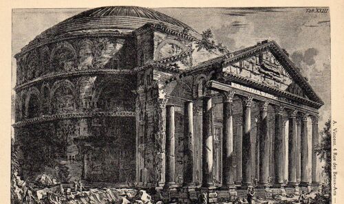 Carte Postale Ancienne - Oeuvres De Piranesi Editions Auguste Vincent Paris