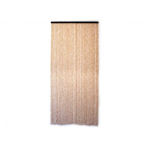 Rideau de porte en bambou et perle de bois - Morel