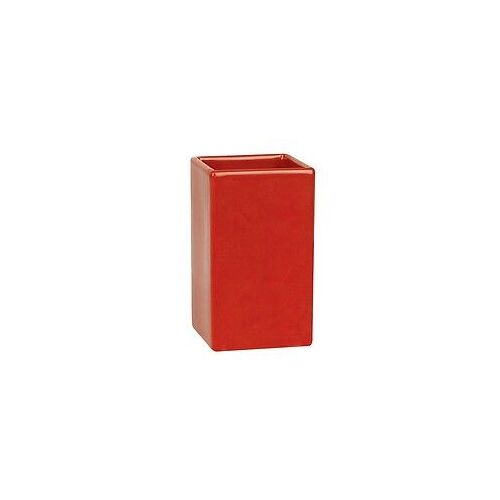 Spirella Goblet Céramique QUADRO Rouge