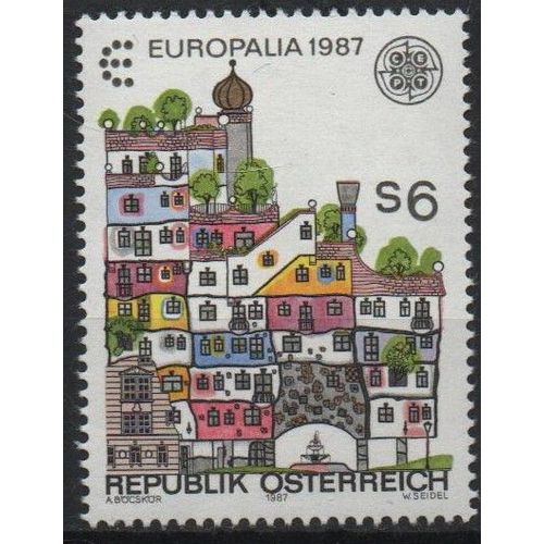 Autriche Timbre Europa 1987
