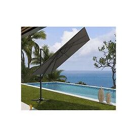 Sunking - Parasol Déporté 3x3m - Gris Anthracite
