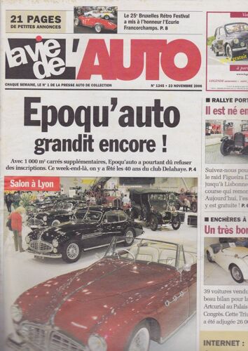Vie De L'auto (La) N° 1245 Du 23/11/2006