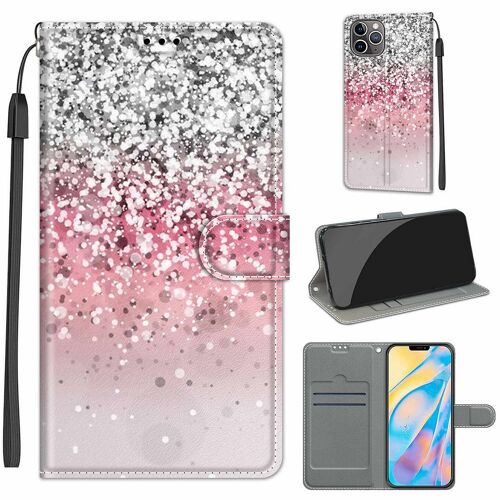Apple Iphone 12 Pro Max Coque, Saturcase Beau Pu Cuir Magnétique Flip Portefeuille Support Porte-Carte Dragonne Protecteur Coque Housse Étui Pour Apple Iphone 12 Pro Max (Dy-20)