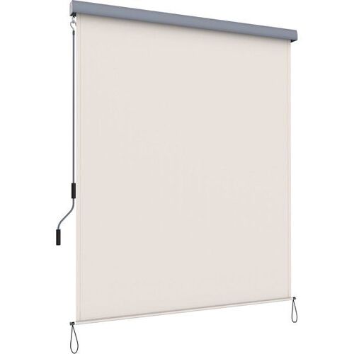Store latéral rétractable pour balcon pelouse, Beige / 1,8 x 2,5 m / Alliage d?aluminium