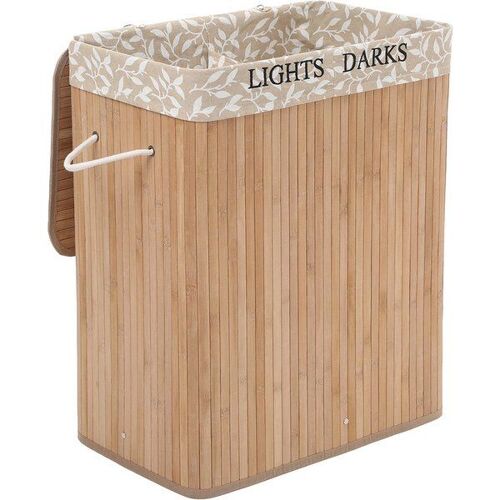 Panier à linge pliable, Bambou
