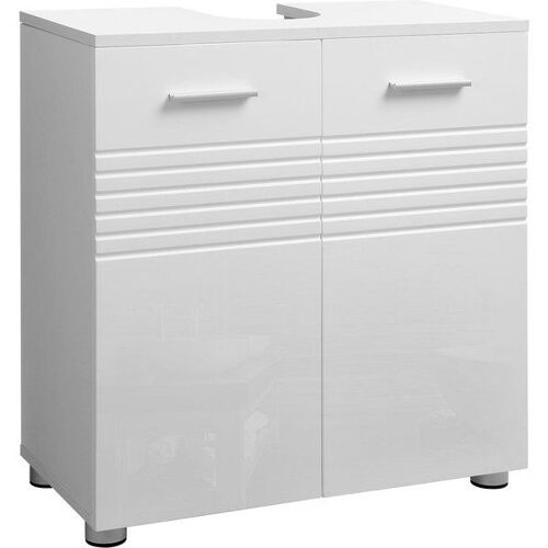 Meuble lavabo ligne blanc