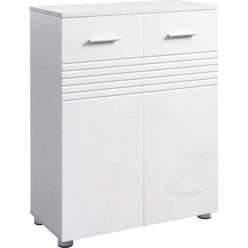 Meuble salle de bain ligne blanc
