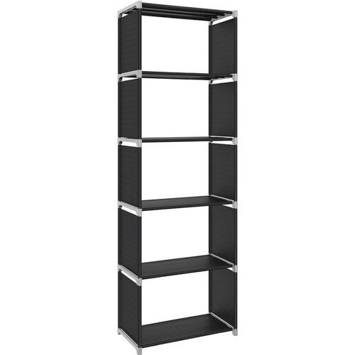 Étagère de rangement à 5 niveaux, Noir
