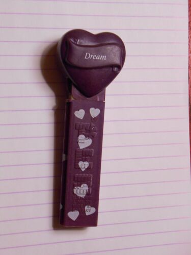 Pez /Coeur "Dream " Pied Violet Impimé De Coeurs Blancs
