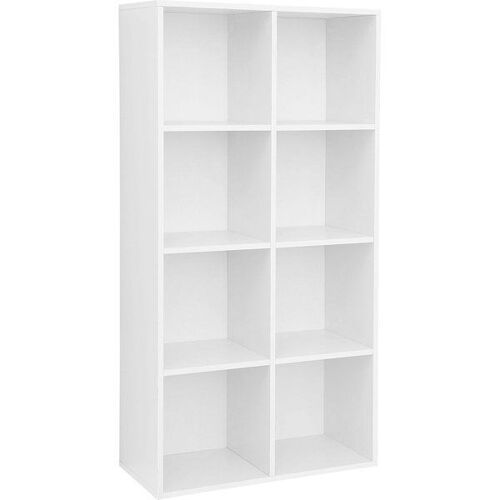 Bibliothèque à 8 compartiments, Blanc