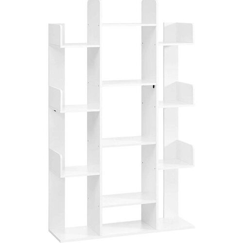Bibliothèque 13 cases blanc