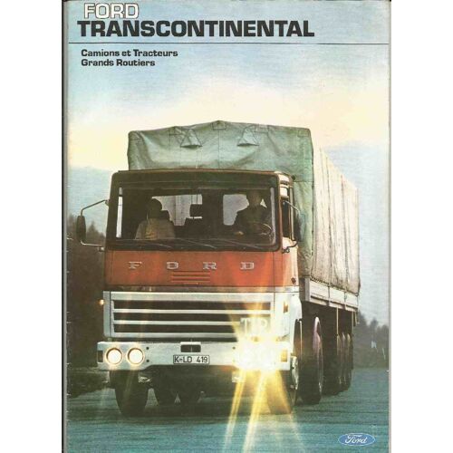 Ford Trancontinental Poids Lourds Depliant 1975