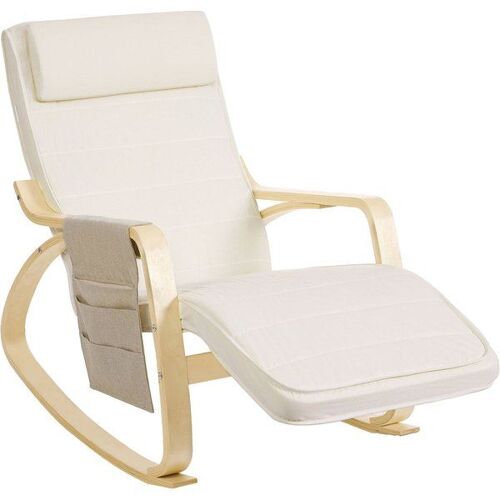 Fauteuil à bascule beige