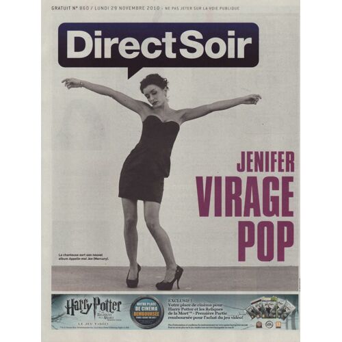 Direct Soir / 29-11-2010 N°860 : Jenifer (3p) - Jamel Debbouze (1p) - Clara Morgane (1/2p)