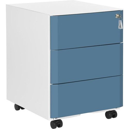 Caisson relief bleu canard